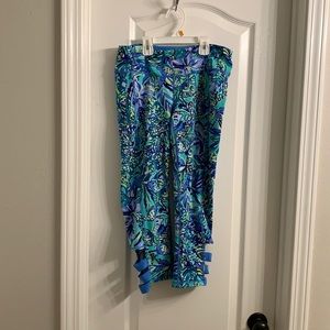 Lily Pulitzer Luxletic athletic crop pants medium